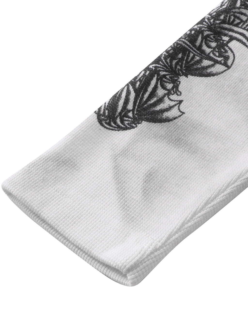 LUMINOUS DAWN WAFFLE-KNIT L-S TEE