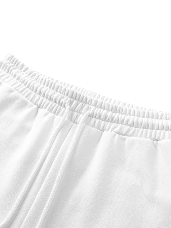 LUMINOUS DAWN ASTRAL LOGO FLOCKED PANTS