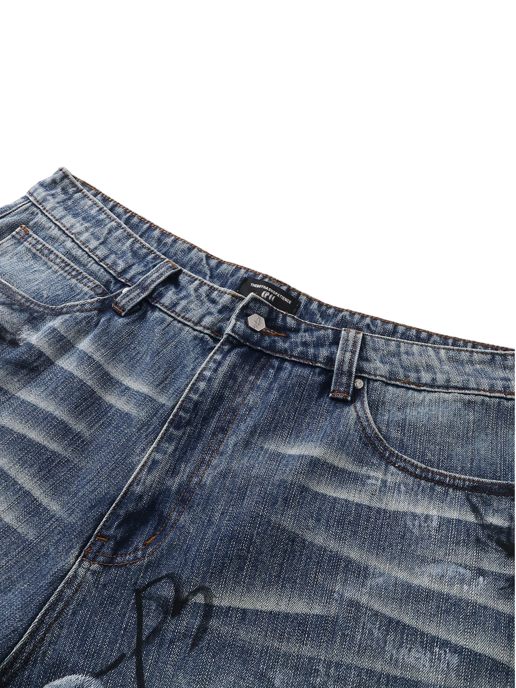 LUMINOUS DAWN GRAFFITI BAGGY JEANS