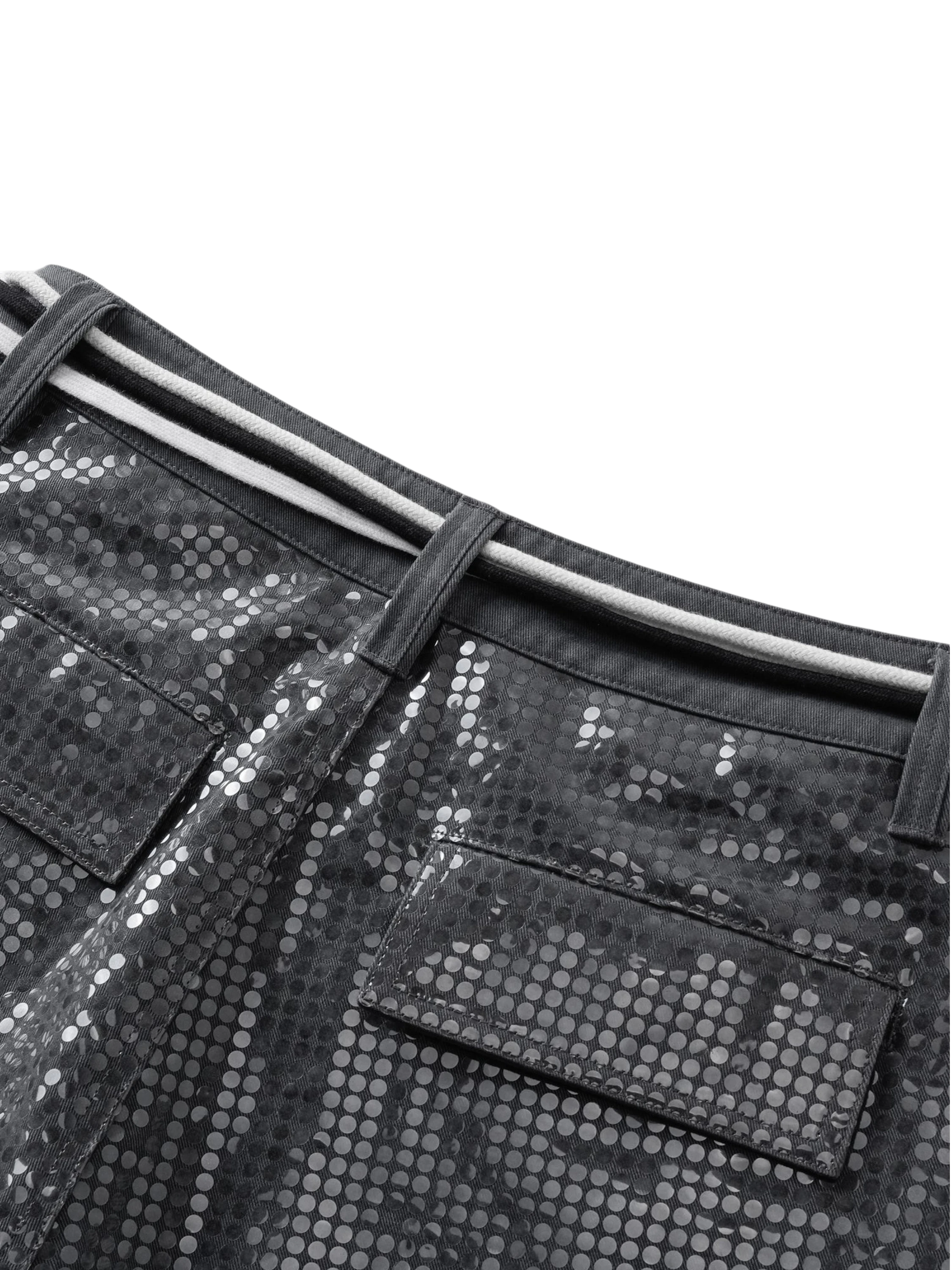 TBHNP Disciple sequin wide-leg work pants — men's streetwear pants