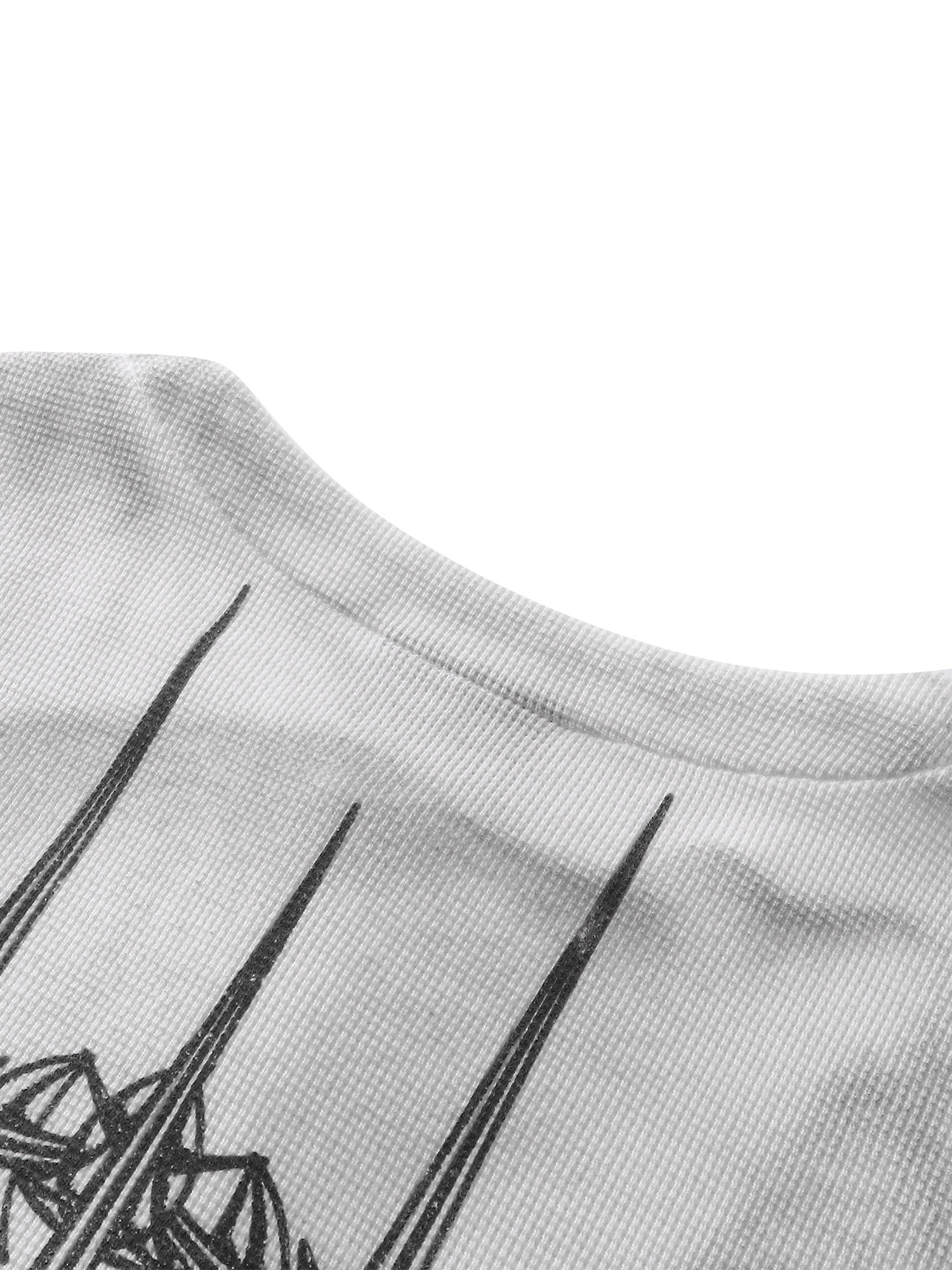 LUMINOUS DAWN WAFFLE-KNIT L-S TEE