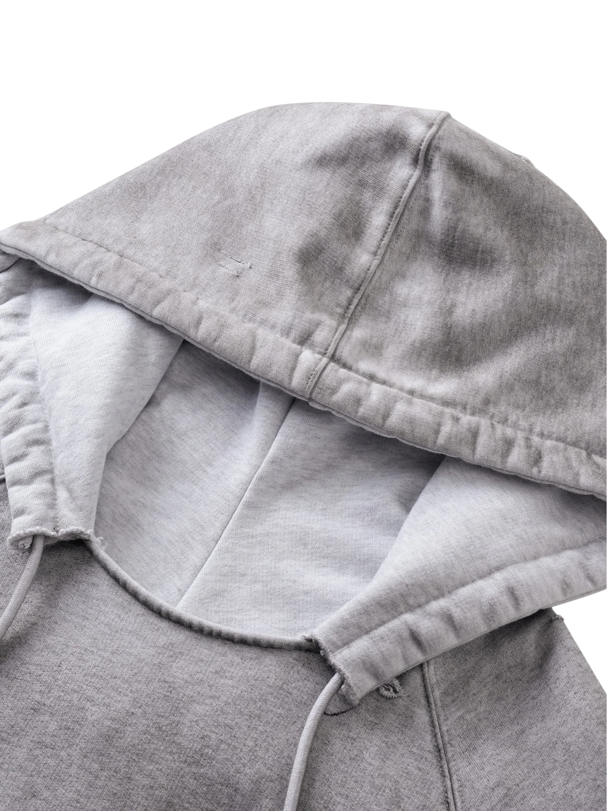 TBHNP Disciple distressed stained pullover hoodie, grey — men's streetwear hoodie