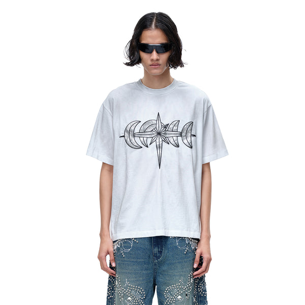 LUMINOUS NIGHT LEATHER PATCH S/S TEE