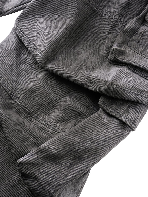 DISCIPLE ADJUSTABLE MULTI-POCKET WIPE DIRTY OVERALLS