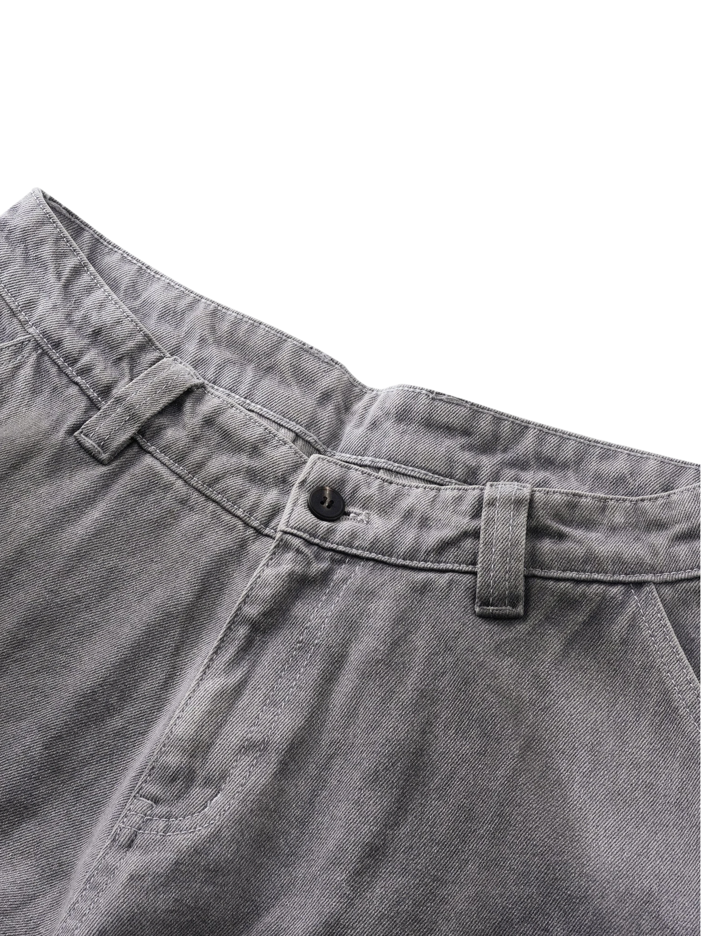 TBHNP Disciple mud-dyed multi-pocket baggy cargo pants — men's streetwear cargo pants