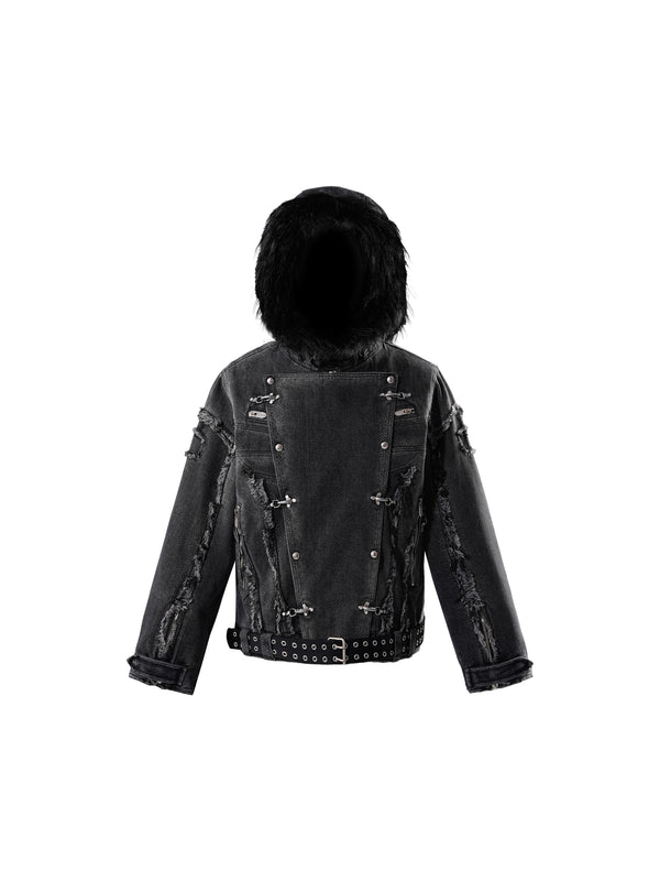 ECLIPSE OF THE BLOOD MOON COBRA PRINT JACKET