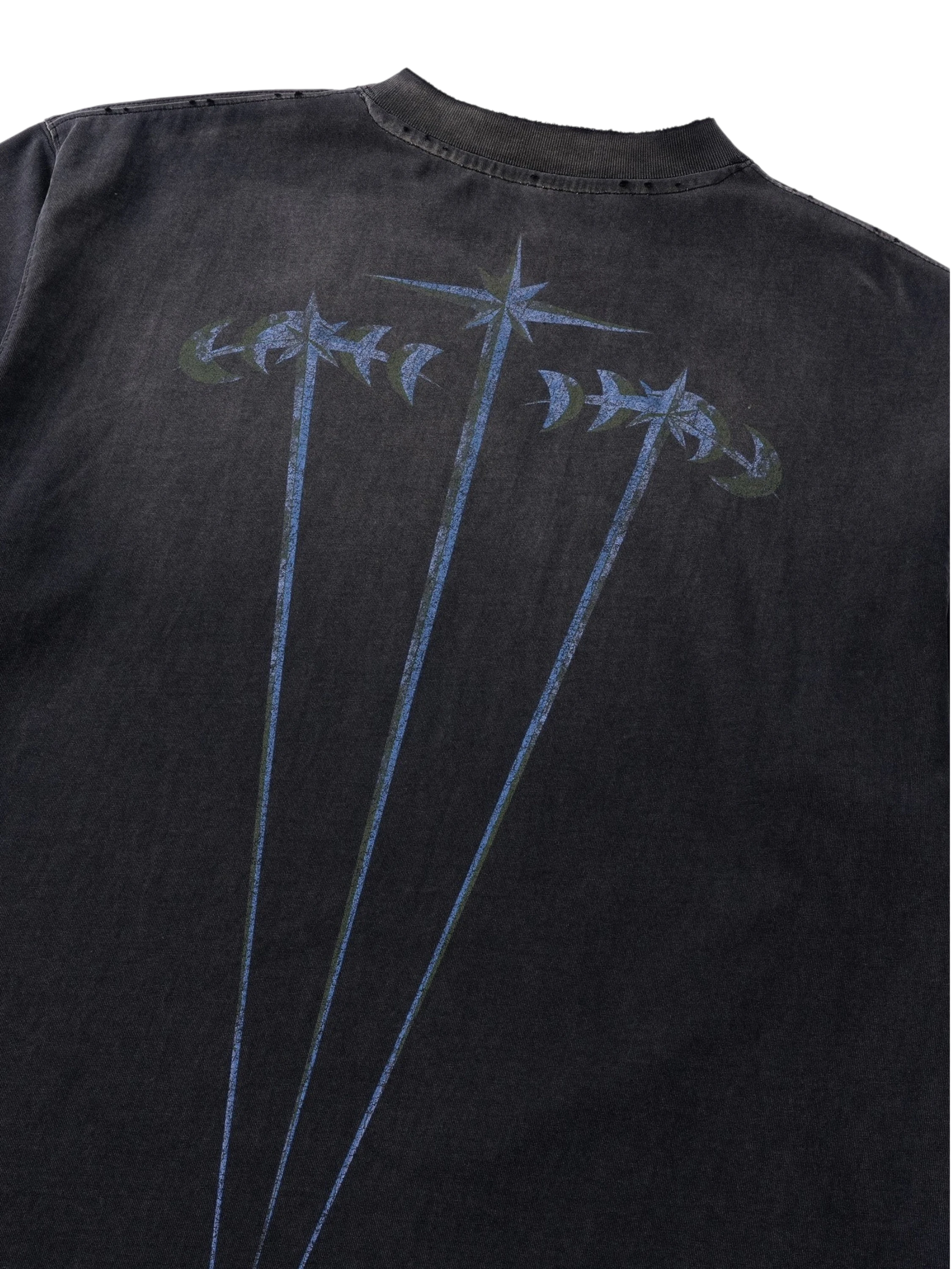 TBHNP Luminous Dawn astral knight distressed t-shirt — men's streetwear graphic tee