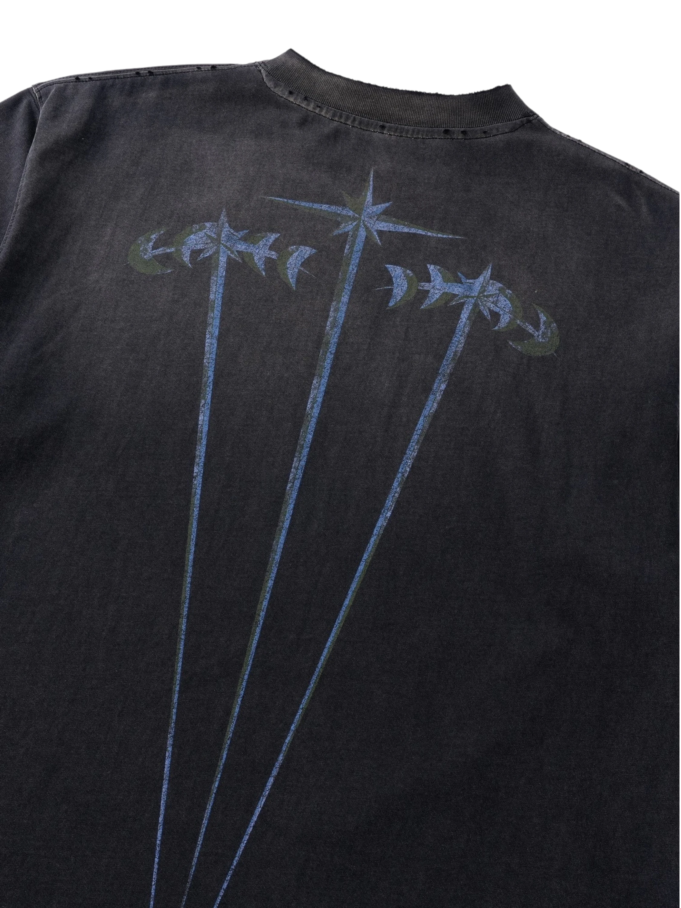 TBHNP Luminous Dawn astral knight distressed t-shirt — men's streetwear graphic tee