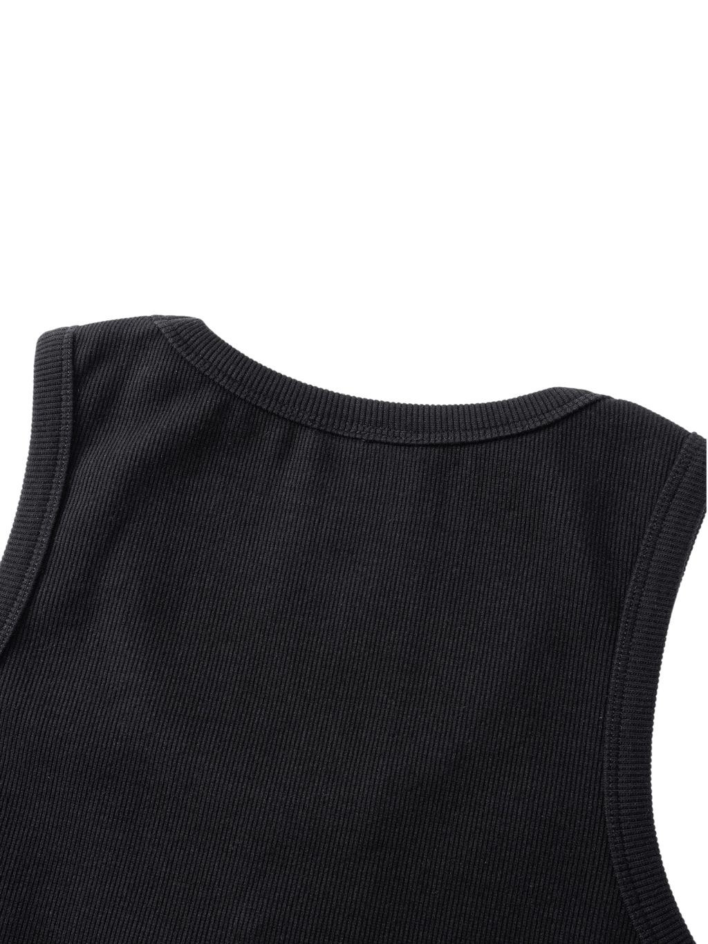 LUMINOUS DAWN ASTRAL METAL LOGO RIBBED TANK