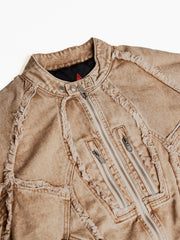 DISCIPLE BIKER DENIM JACKET