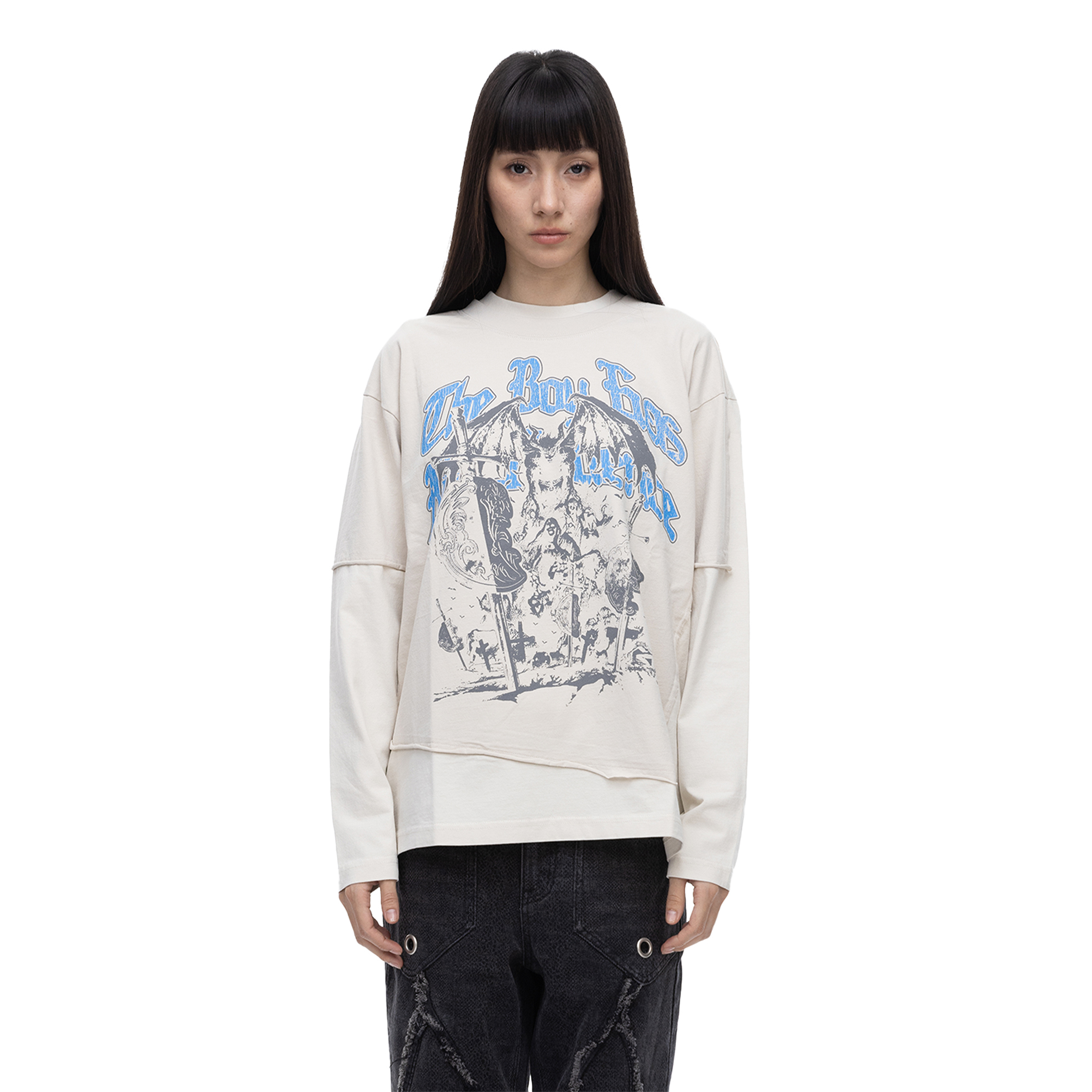 ECLIPSE OF THE BLOOD MOON ARRIVAL KNIGHT L/S TEE