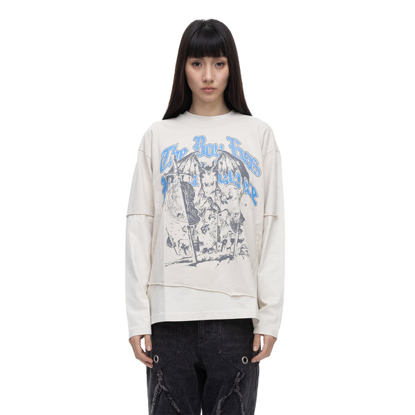 ECLIPSE OF THE BLOOD MOON ARRIVAL KNIGHT L/S TEE