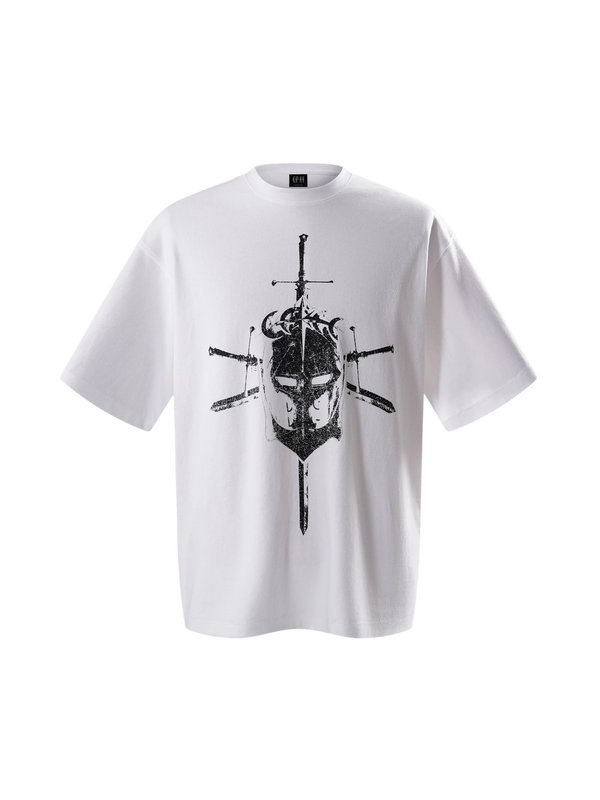 CAMISETA LUMINOUS DAWN DE MANGA CORTA CABALLERO Y ESPADA