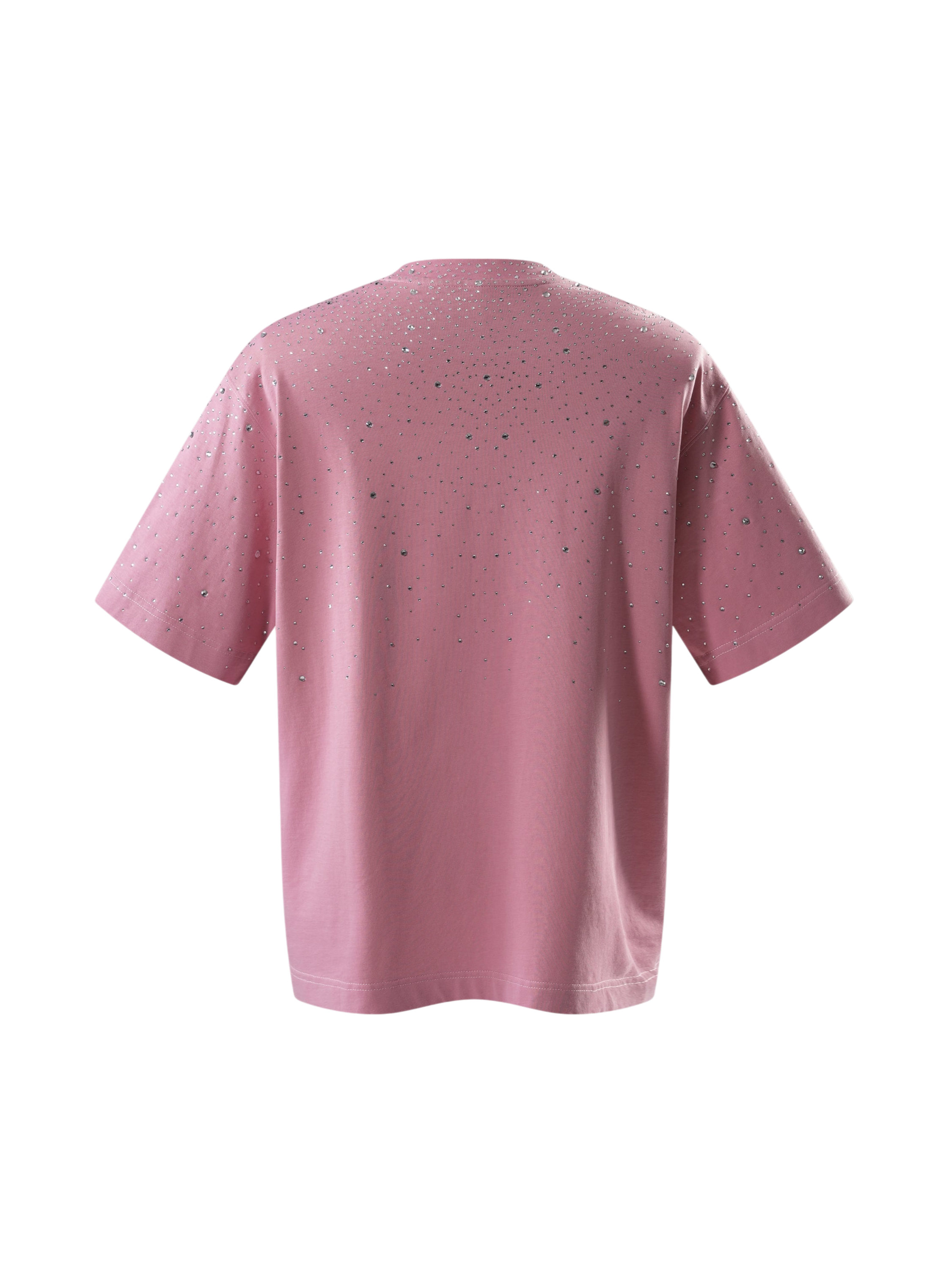 LUMINOUS DAWN RHINESTONE PATCH T-SHIRT