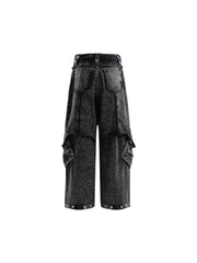 DISCIPLE DISTRESSED DENIM WORK PANTS