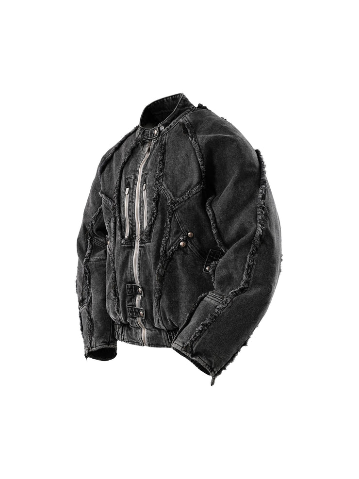 DISCIPLE BIKER DENIM JACKET