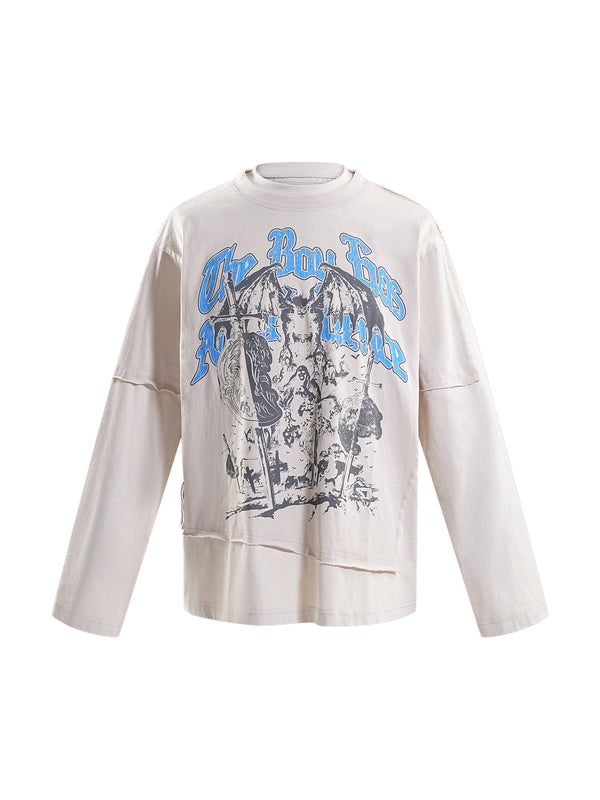 ECLIPSE OF THE BLOOD MOON ARRIVAL KNIGHT L/S TEE