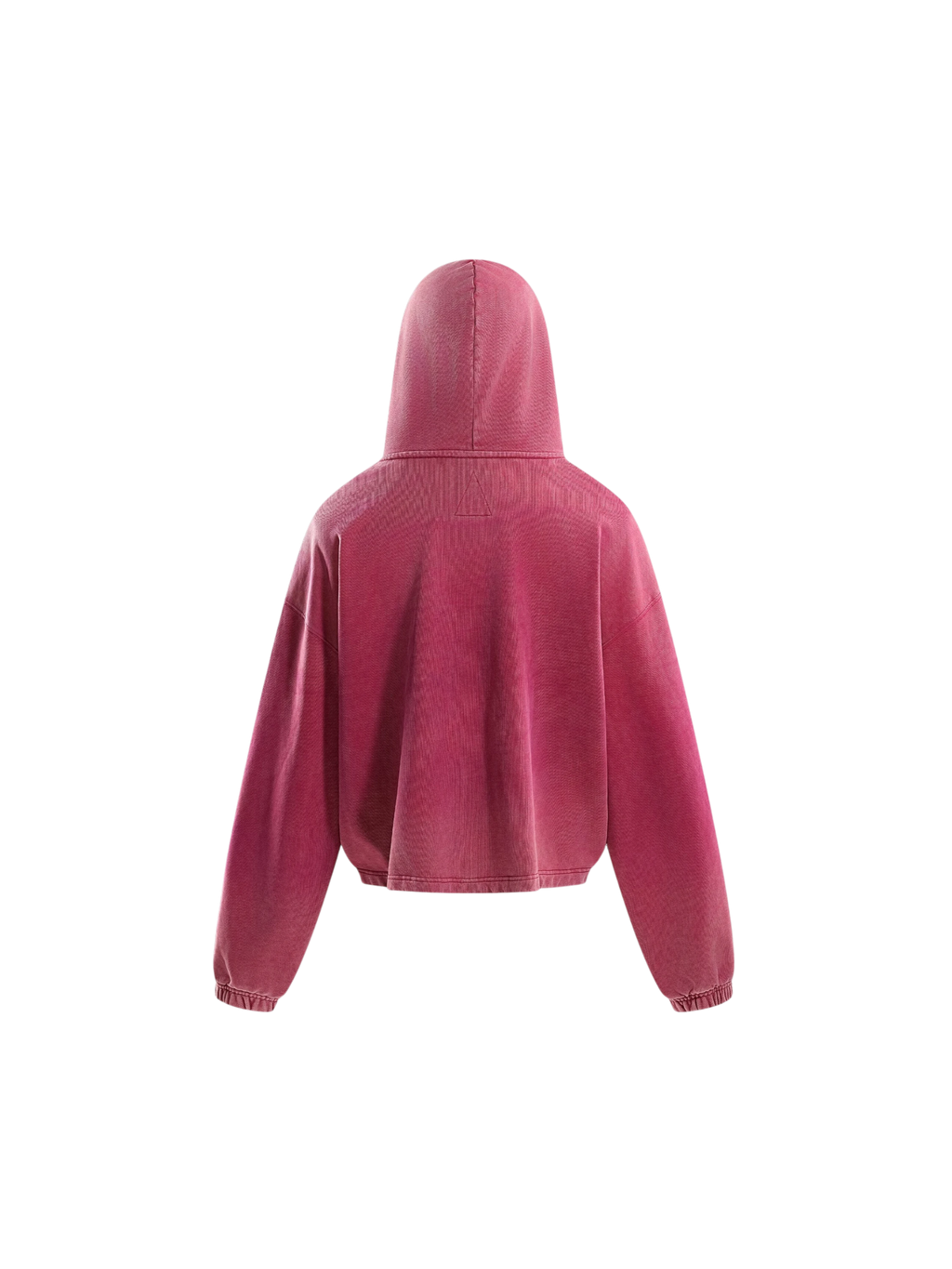 TBHNP red arrival knight hoodie, back flat-lay — men's streetwear hoodie