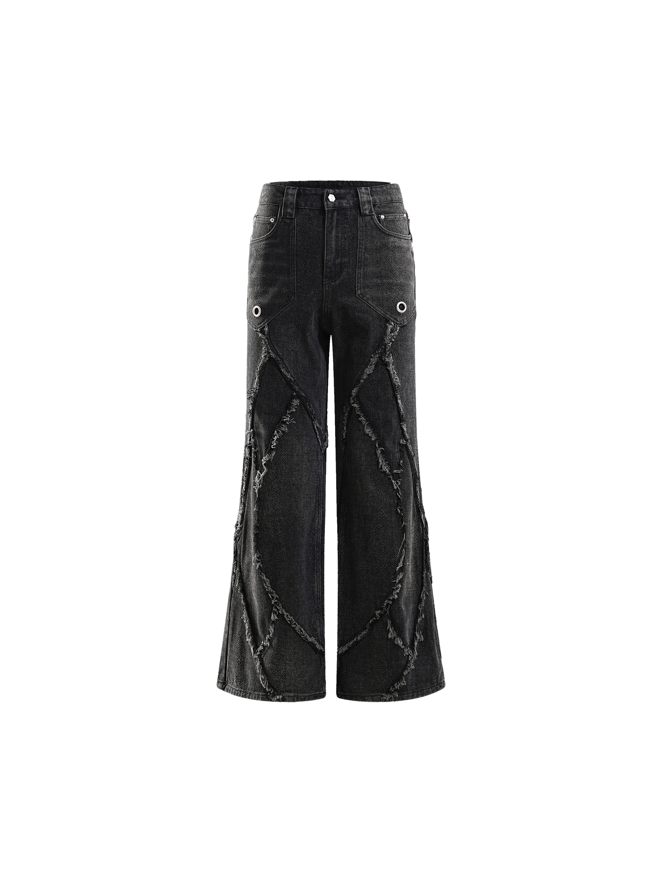 ECLIPSE OF THE BLOODMOON COBRA PRINT BAGGY JEANS