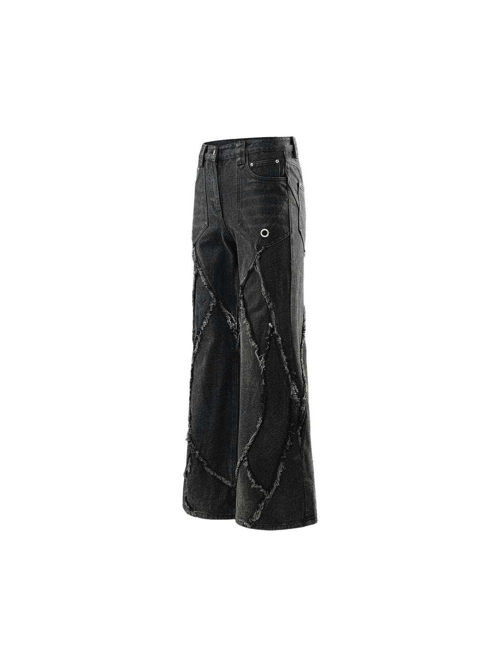 ECLIPSE OF THE BLOODMOON COBRA PRINT BAGGY JEANS