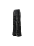 ECLIPSE OF THE BLOODMOON COBRA PRINT BAGGY JEANS