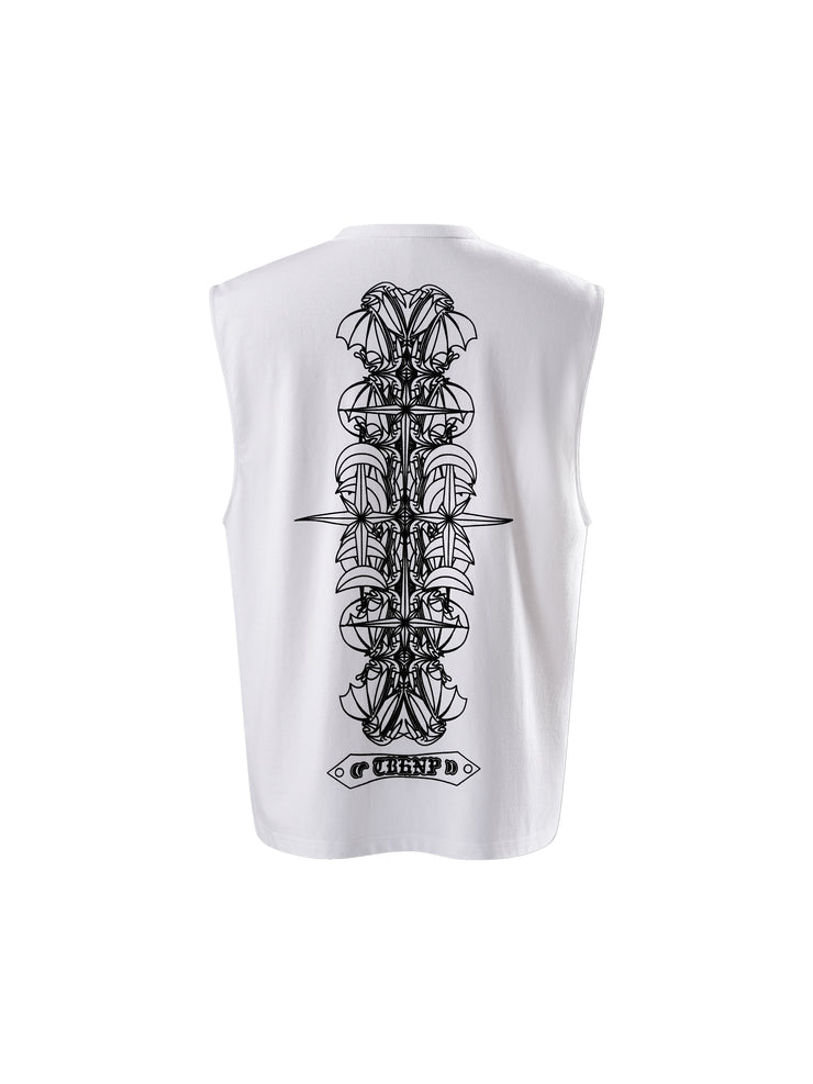 LUMINOUS DAWN ASTRAL METAL LOGO SHADOWBAT VEST