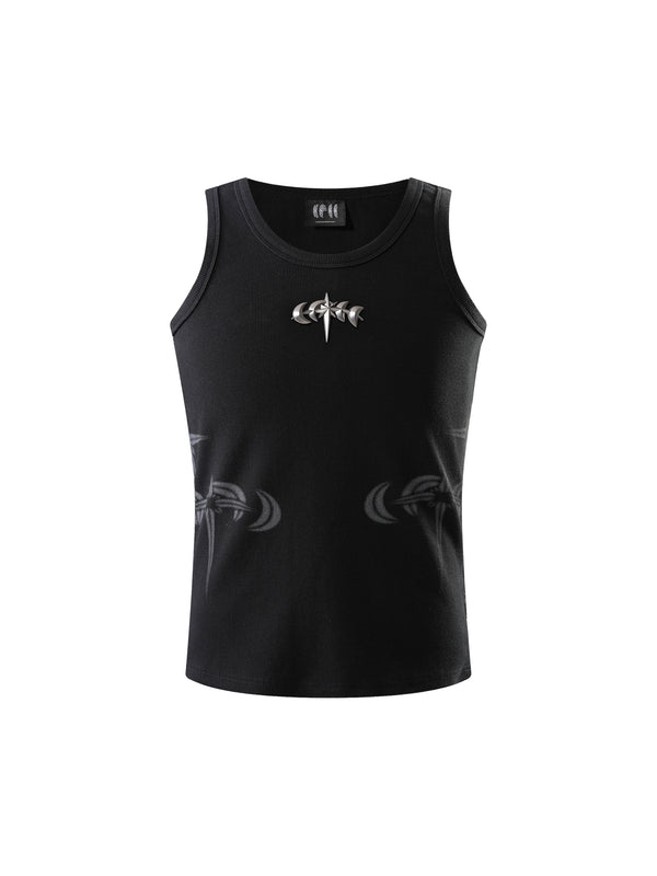 LUMINOUS DAWN ASTRAL METAL LOGO VEST