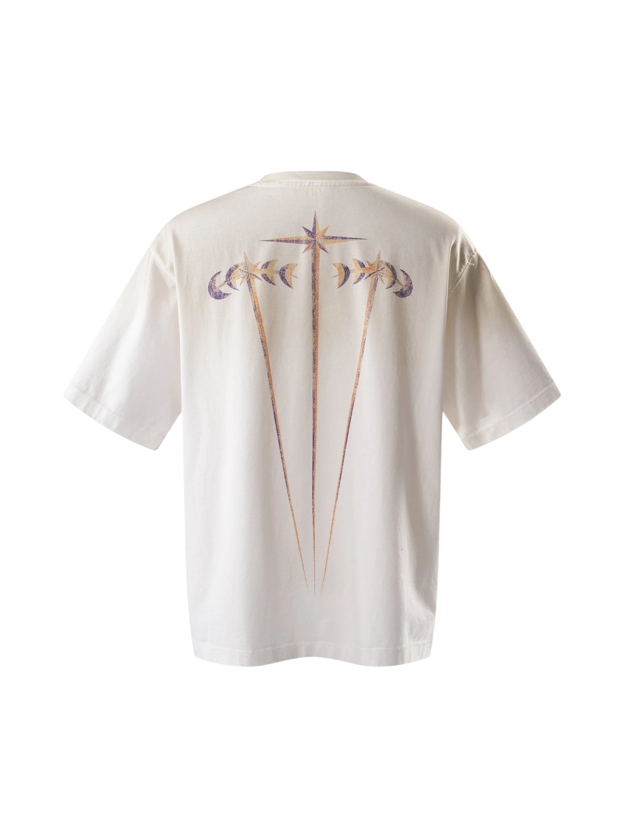 TBHNP Luminous Dawn astral knight distressed t-shirt — men's streetwear graphic tee