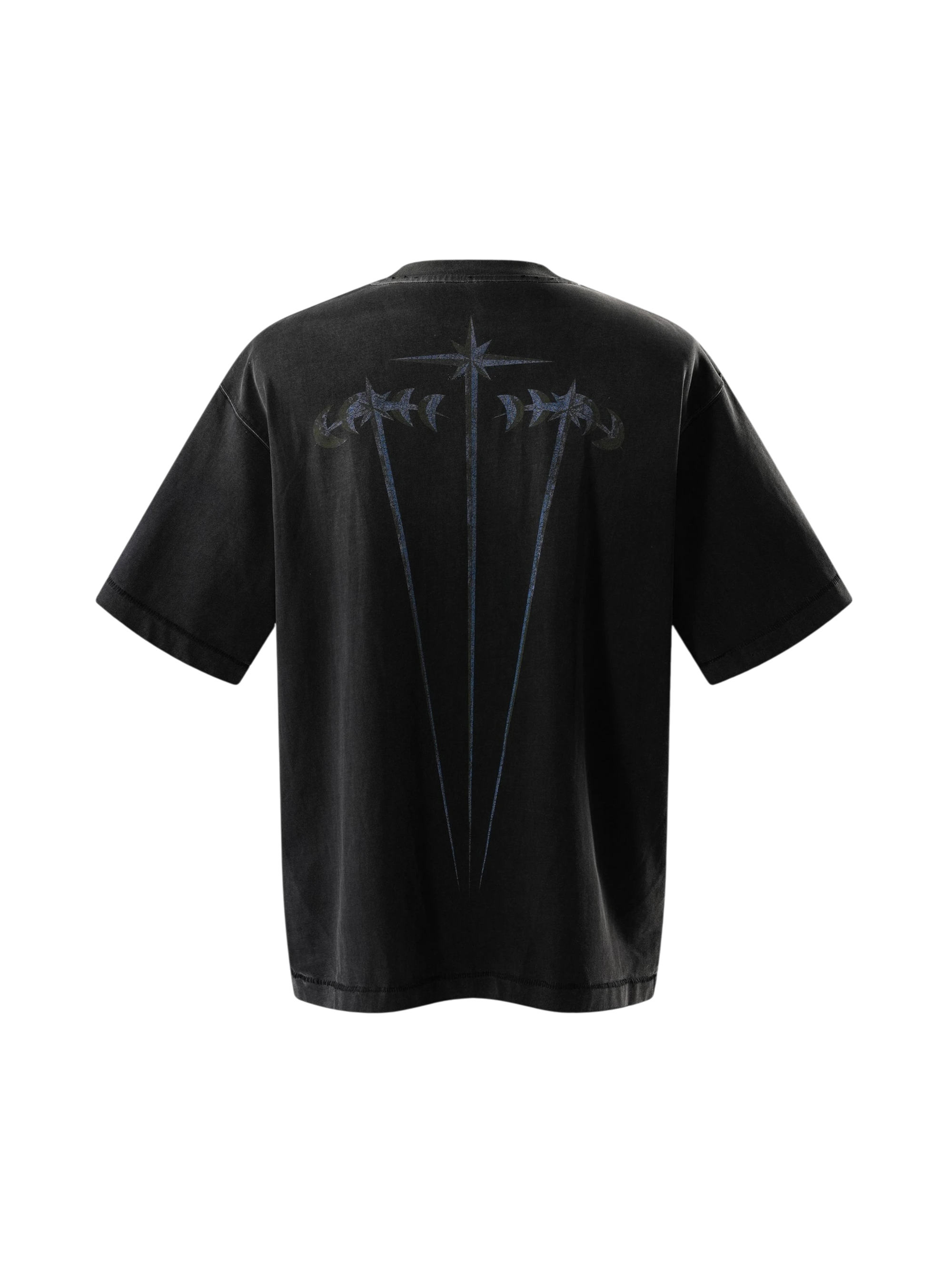TBHNP Luminous Dawn astral knight distressed t-shirt — men's streetwear graphic tee
