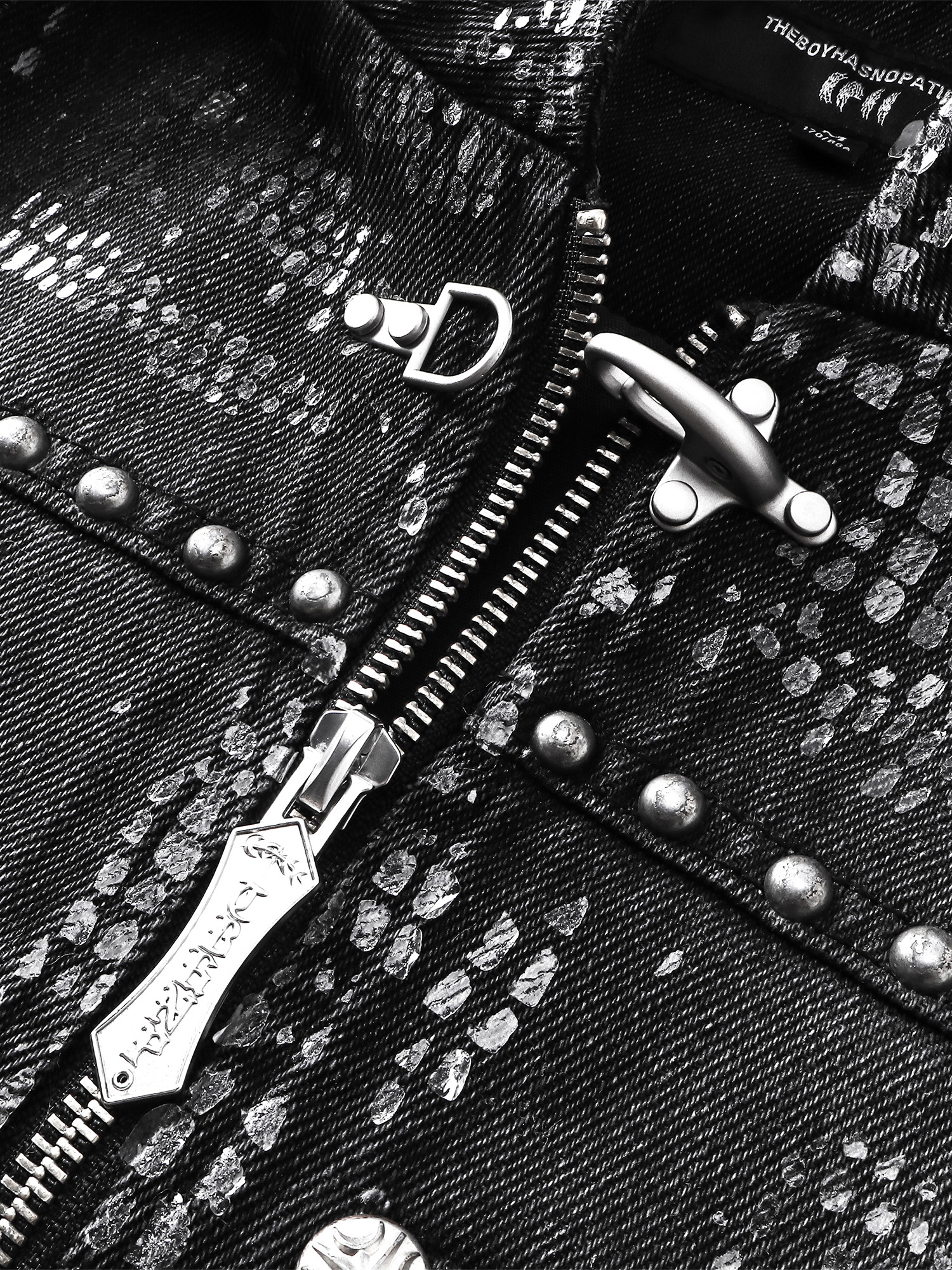 LUMINOUS DAWN FRINGED DENIM HOODEDVEST