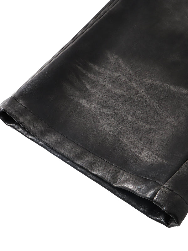 ECLIPSE OF THE BLOOD MOON COBWEB LEATHER PANTS