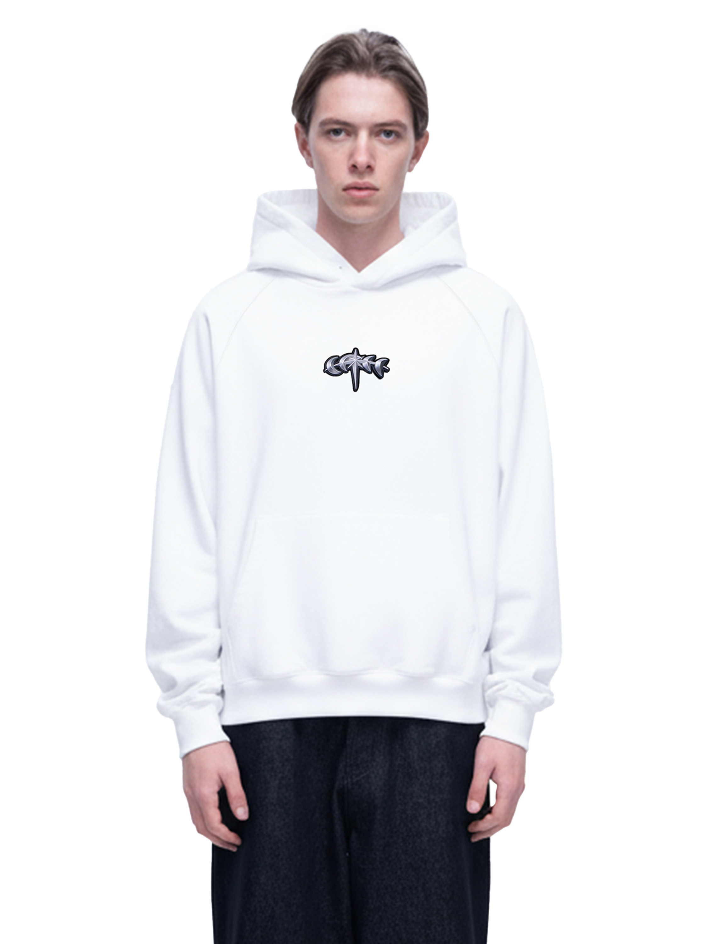 LUMINOUS DAWN FLOCKED HOODIE