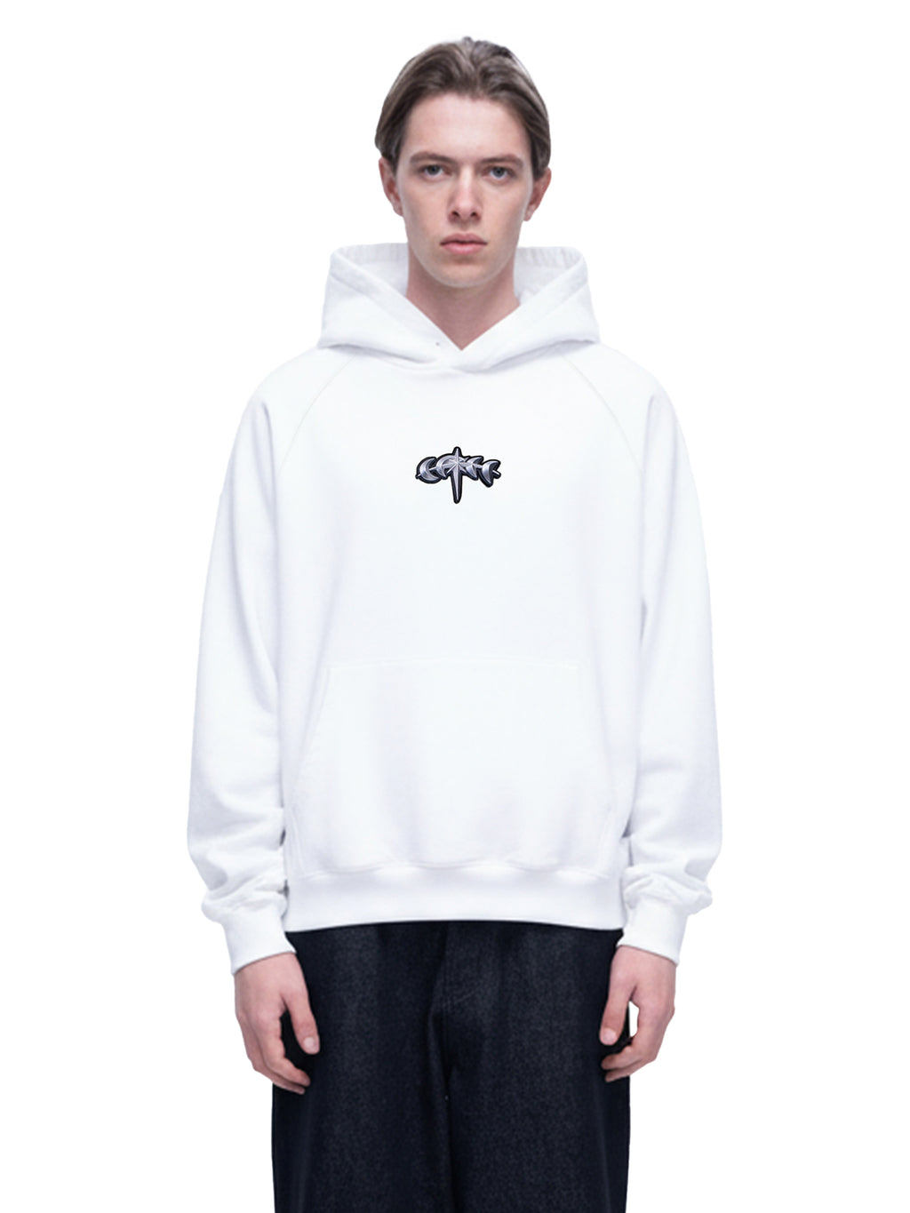 LUMINOUS DAWN FLOCKED HOODIE