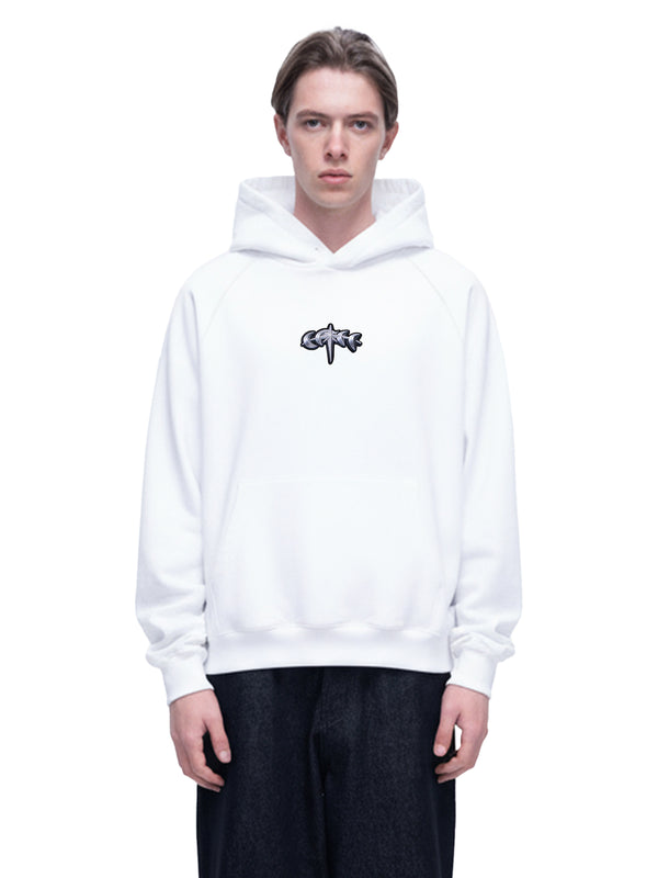 LUMINOUS DAWN FLOCKED HOODIE