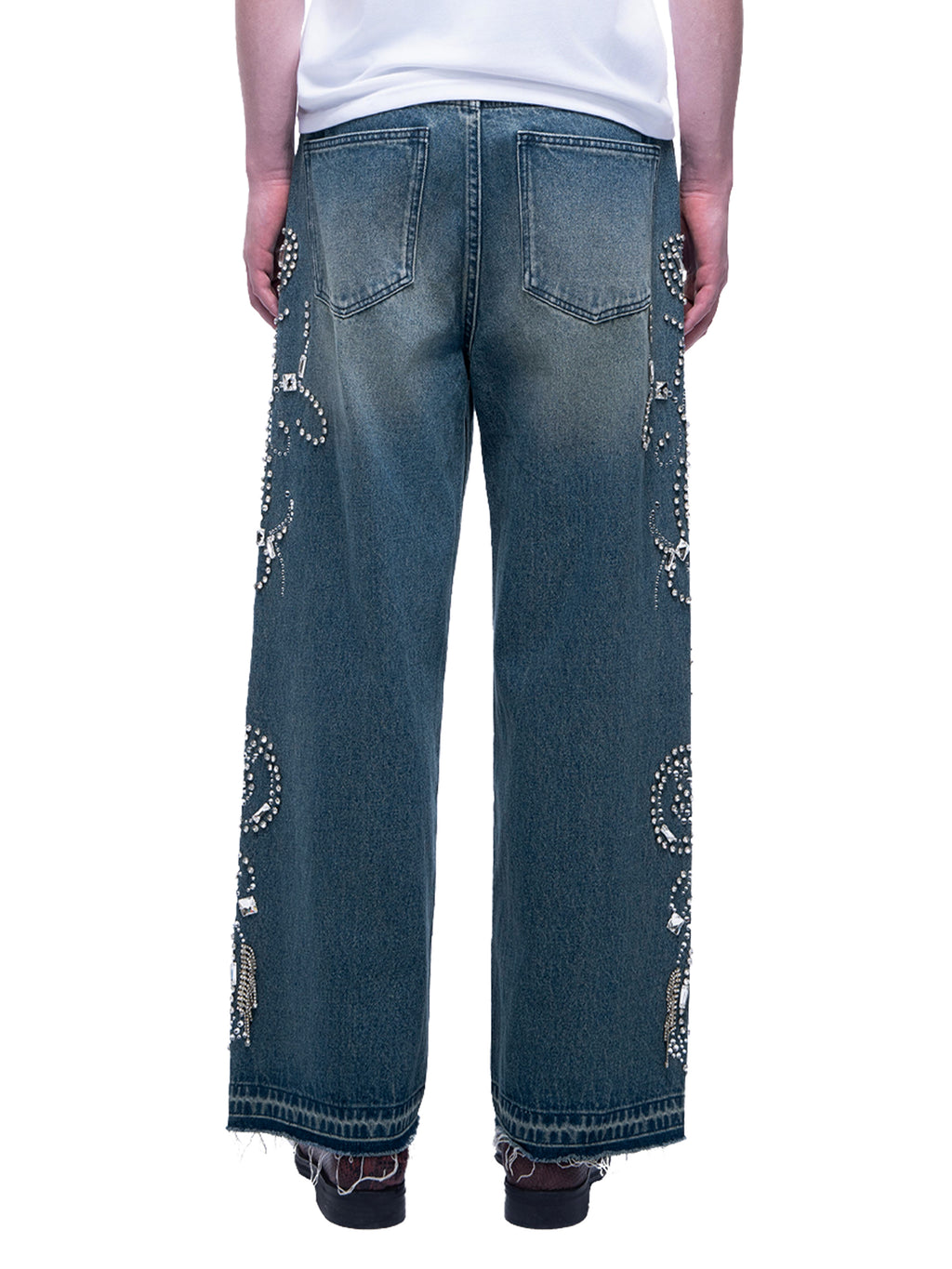 LUMINOUS DAWN RHINESTONE JEANS