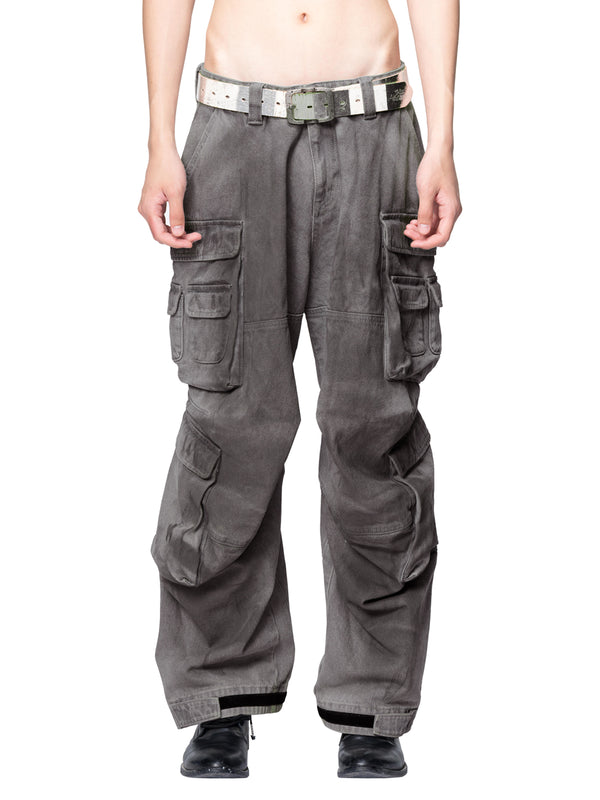 DISCIPLE ADJUSTABLE MULTI-POCKET WIPE DIRTY OVERALLS