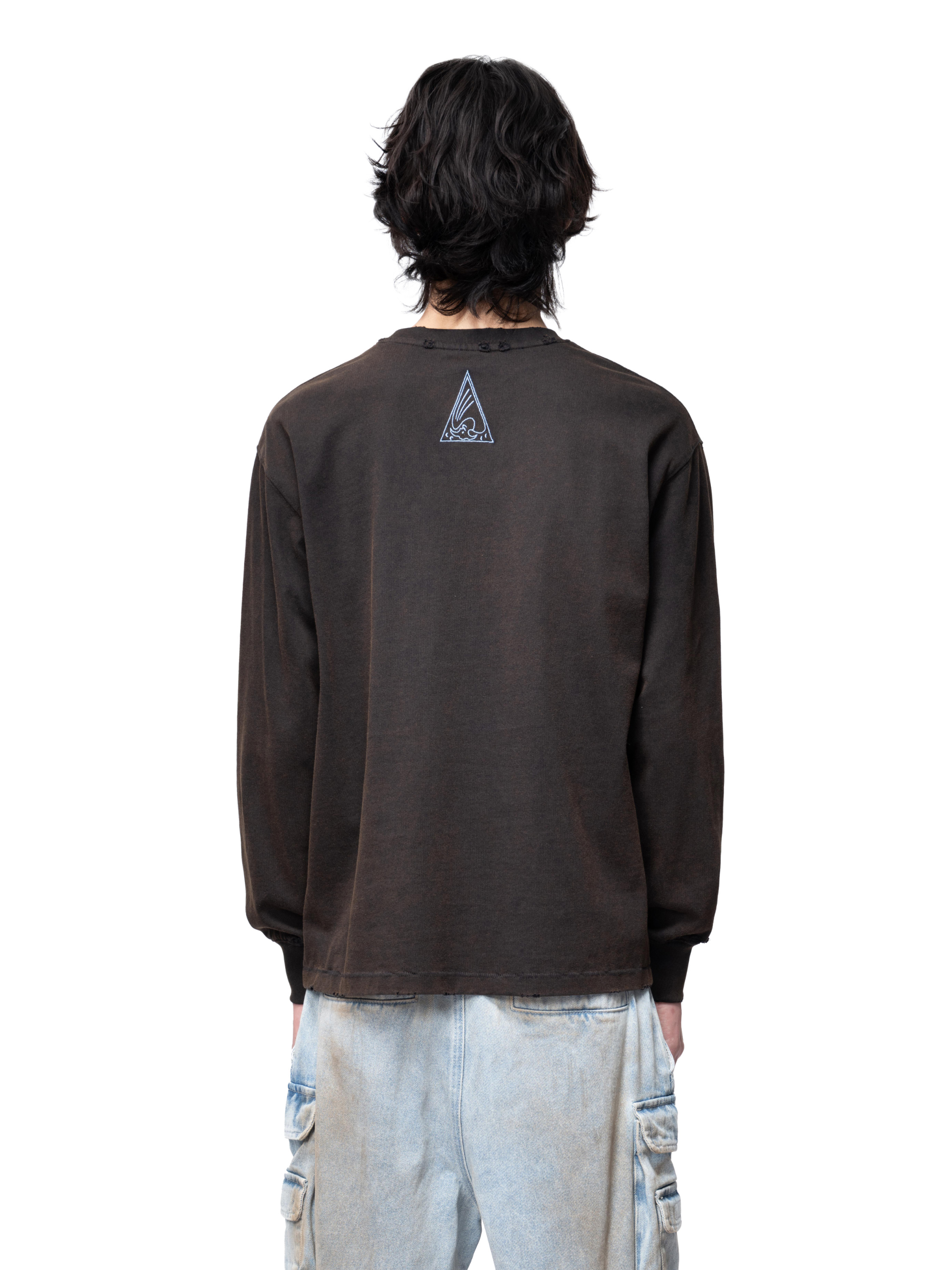 DISCIPLE TWO-TONE PRINTED L/S TEE