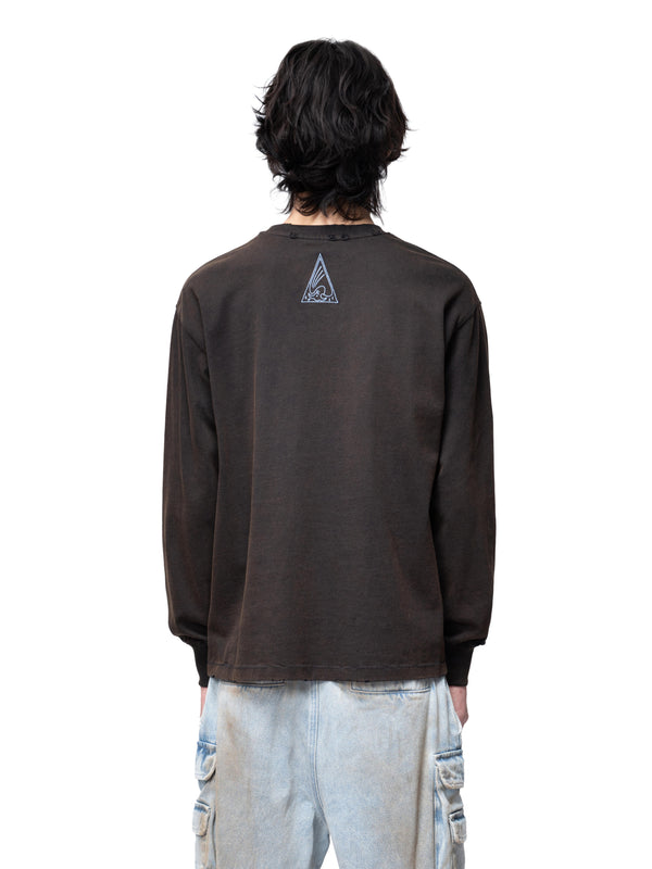 DISCIPLE TWO-TONE PRINTED L/S TEE