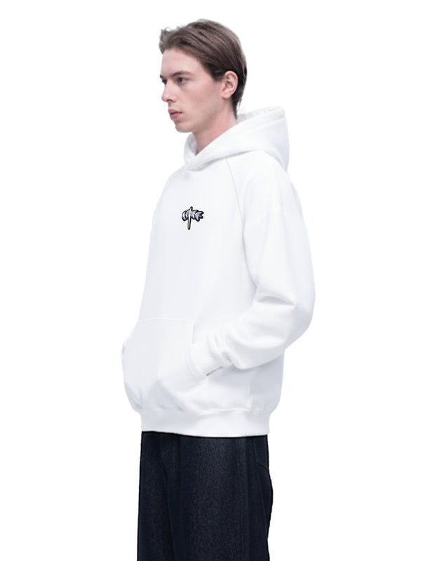 LUMINOUS DAWN FLOCKED HOODIE