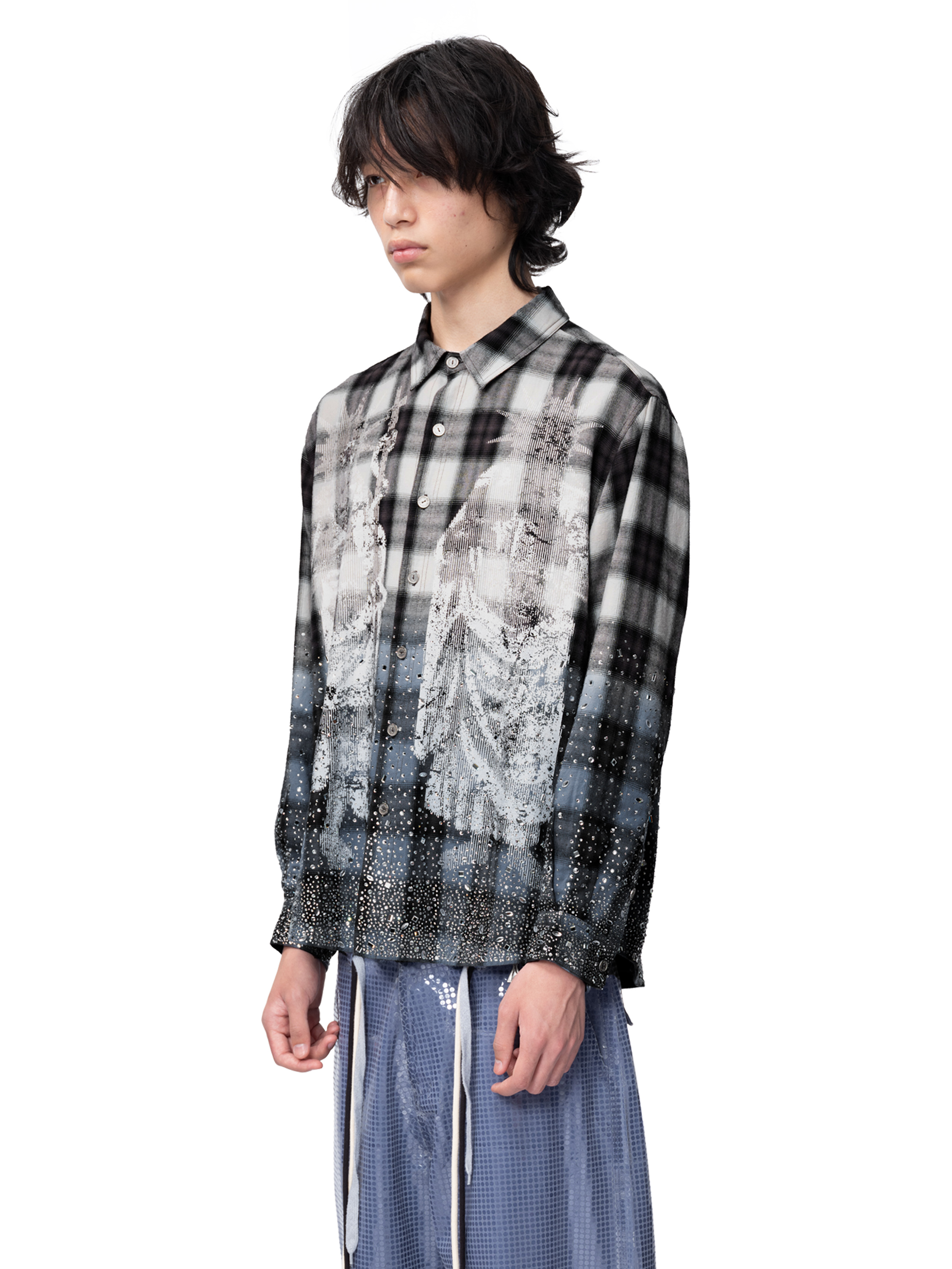 DISCIPLE DOUBLE SAINT RHINESTONE SHIRT