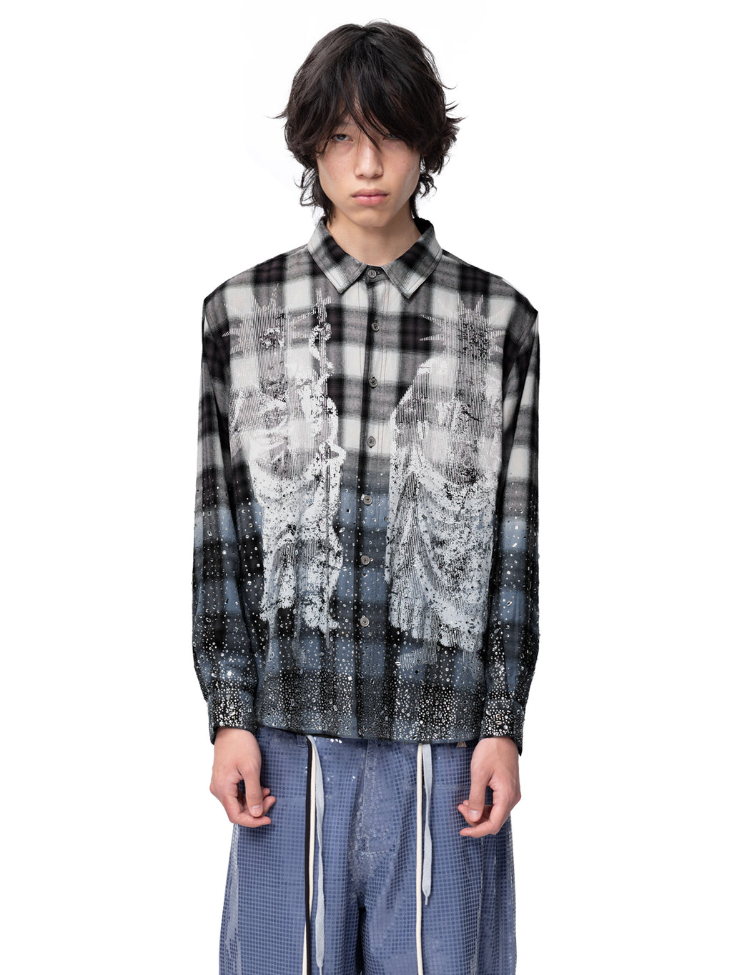 DISCIPLE DOUBLE SAINT RHINESTONE SHIRT