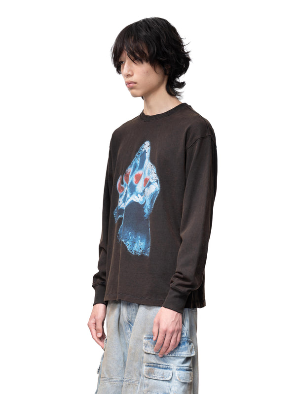 DISCIPLE TWO-TONE PRINTED L/S TEE