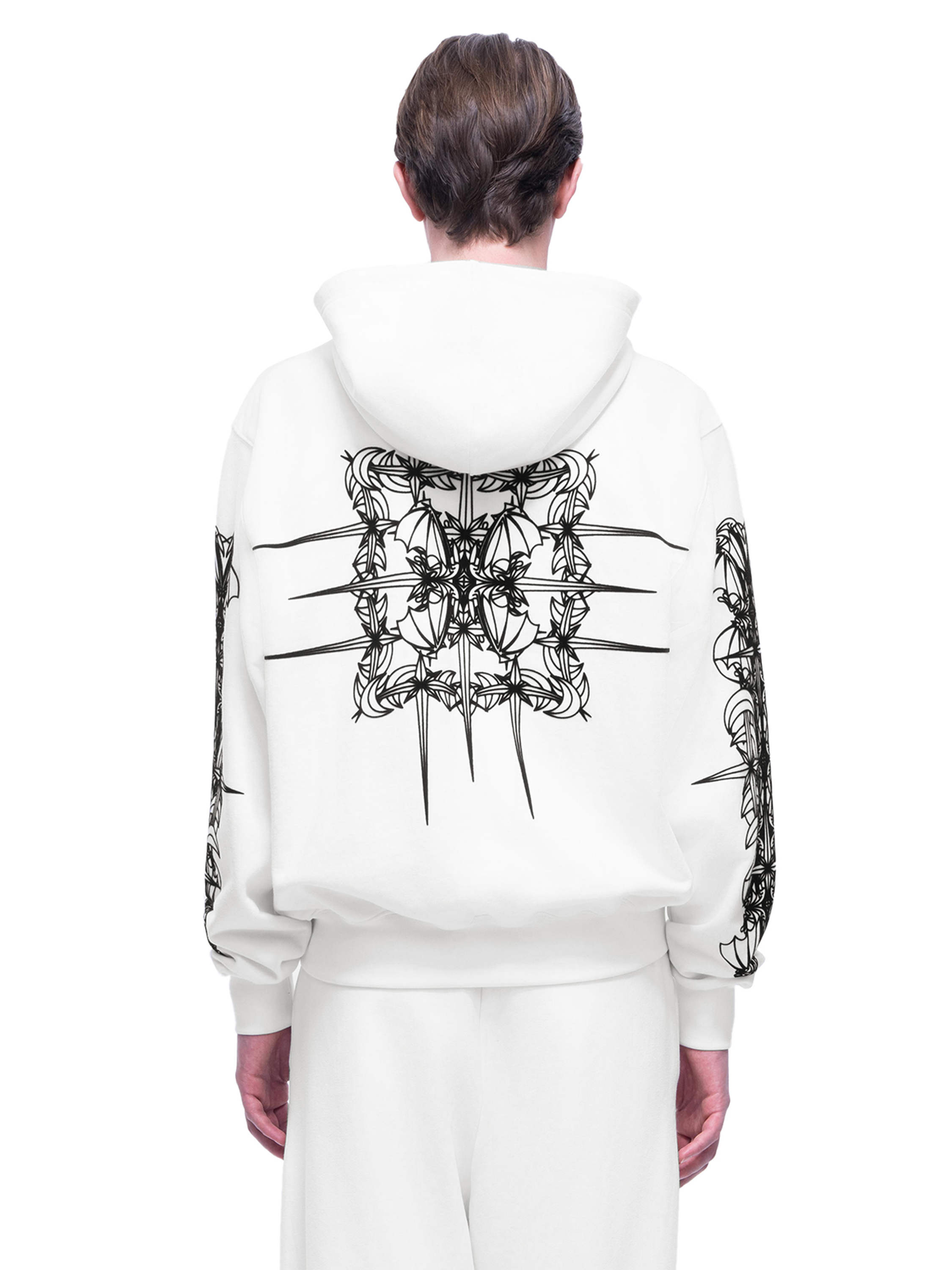 LUMINOUS DAWN ASTRAL LOGO ZIP HOODIE