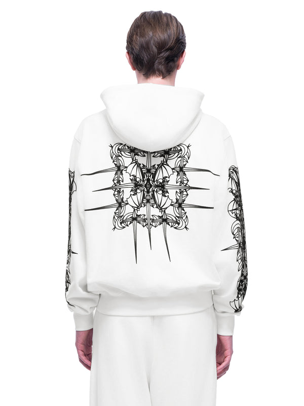 LUMINOUS DAWN ASTRAL LOGO ZIP HOODIE