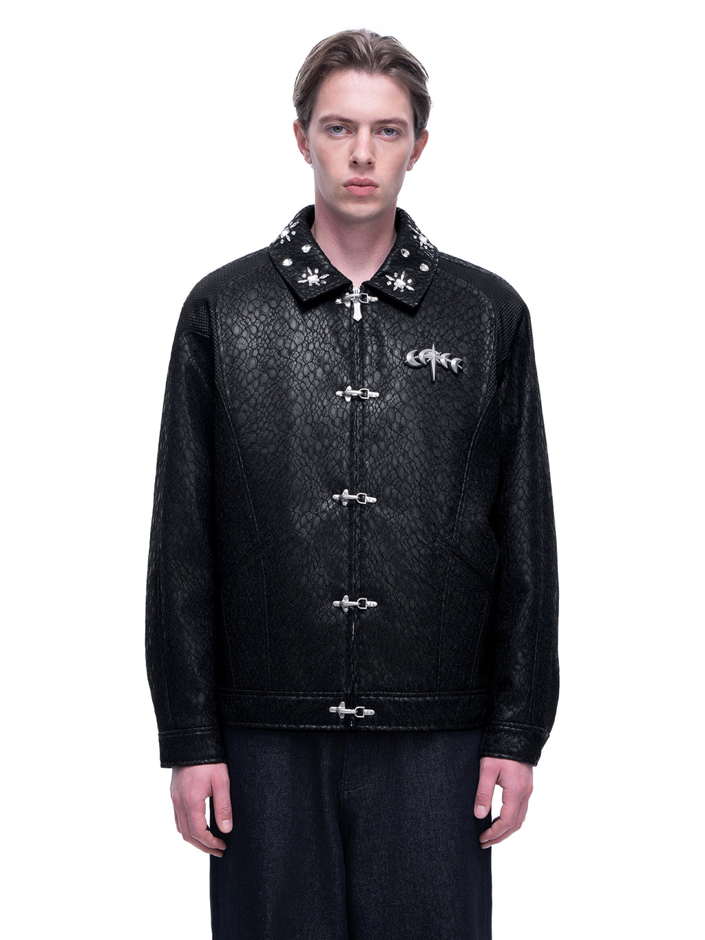 LUMINOUS DAWN STRUCTURED PATCHWORK JACKET
