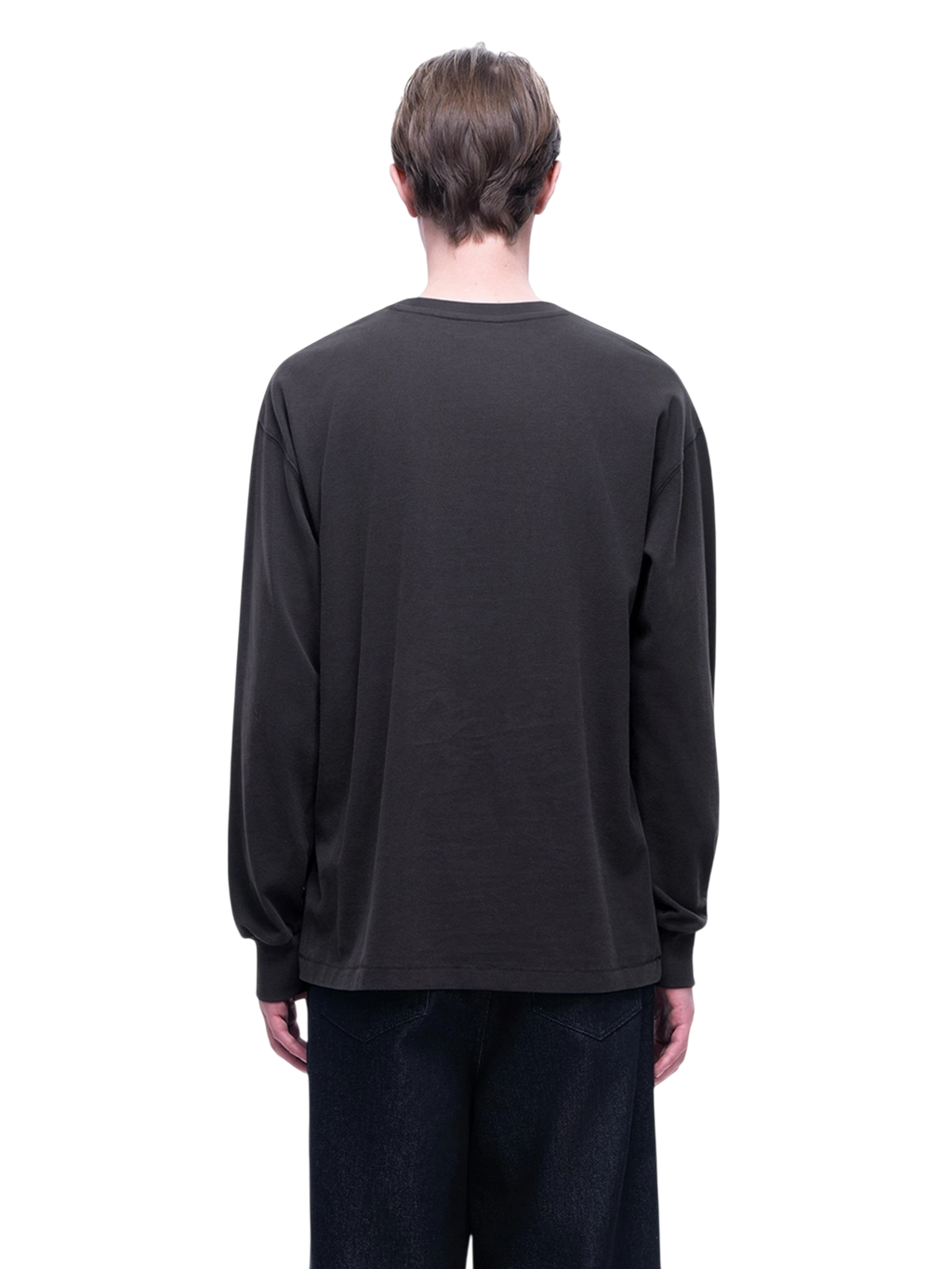 TBHNP Luminous Dawn knight and ghost print long-sleeve tee — men's streetwear graphic tee