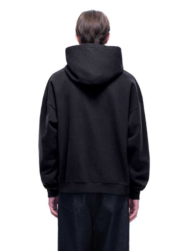 LUMINOUS DAWN KNIGHT AND SWORD PRINTED HOODIE