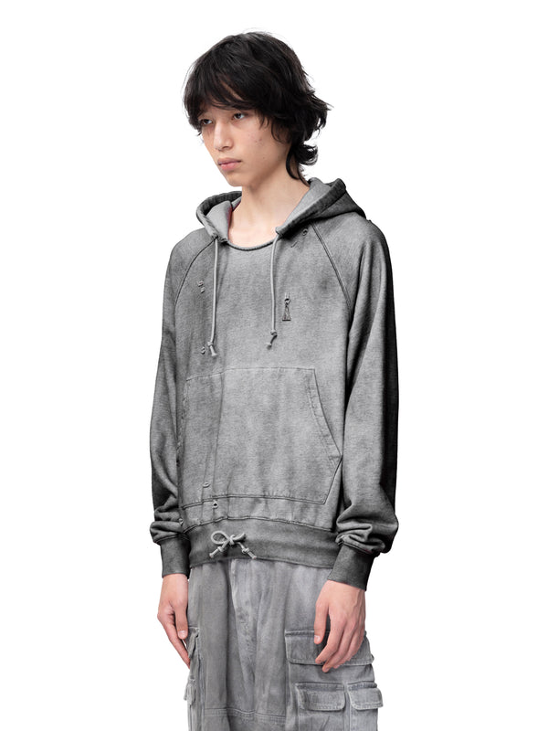 DISCIPLE DISTRESSED STAINED HOODIE