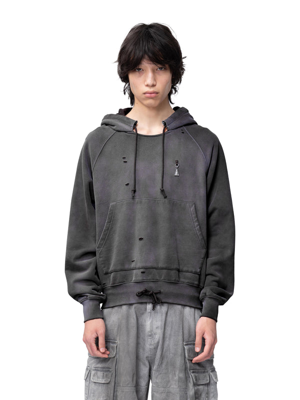 DISCIPLE DISTRESSED STAINED HOODIE