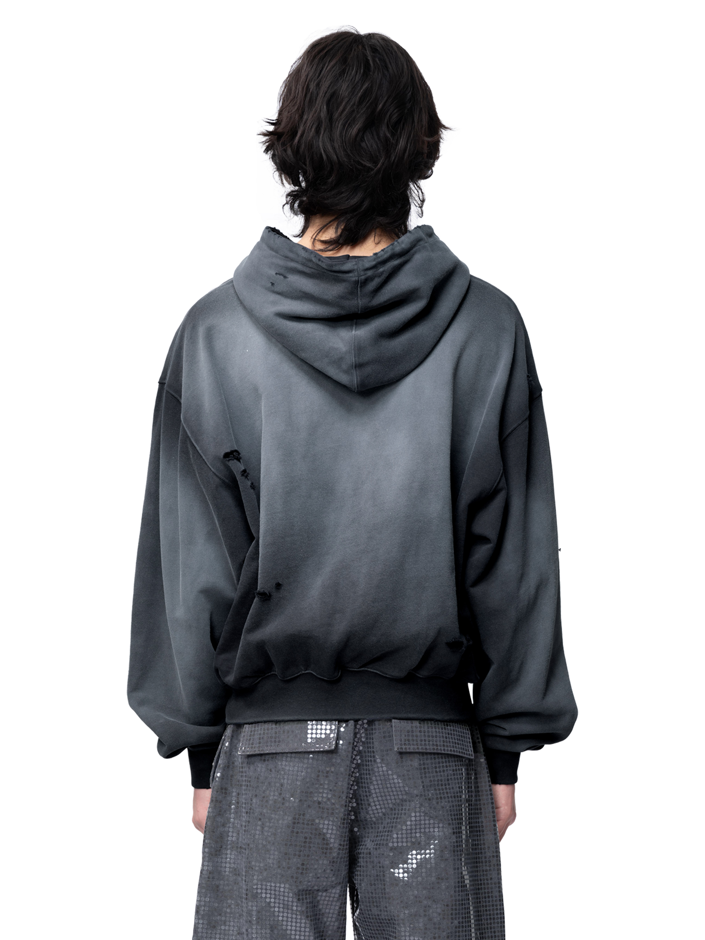 DISCIPLE SLASH DESTROYED HOODIE